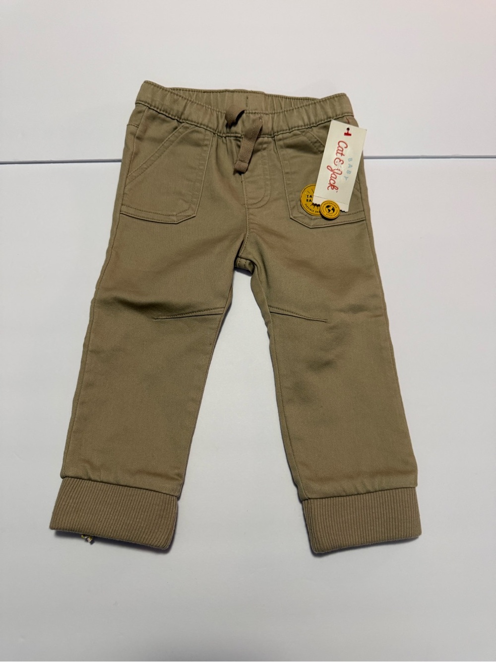 Cat & Jack Tan Khaki Jogger Pants for Kids